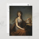 Louise Le Brun-portret van Anna Pitt Briefkaart (Voorkant / Achterkant)