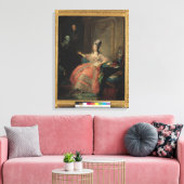 Louise Marie Josephine of Savoy Canvas Afdruk (Insitu (Woonkamer))
