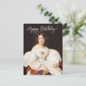 Louise Mayer Ferdinand Waldmueller Gefeliciteerd Briefkaart (Staand voorkant)