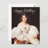 Louise Mayer Ferdinand Waldmueller Gefeliciteerd Briefkaart (Voorkant / Achterkant)