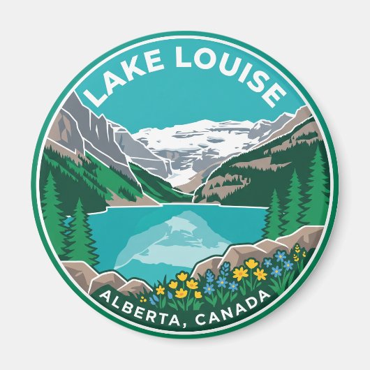 Louise-meer Canada Magneet (Voorkant)