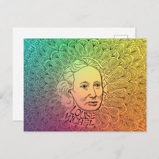 Louise Michel Briefkaart (Voorkant / Achterkant)