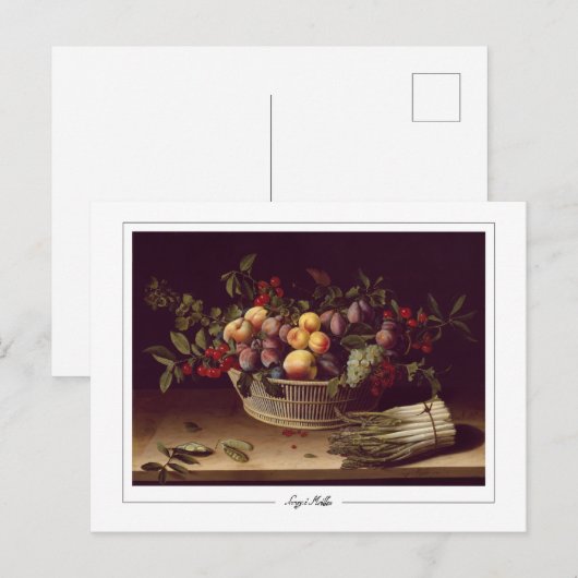 Louise Moillon #5 - Fine Art Briefkaart (Voorkant / Achterkant)