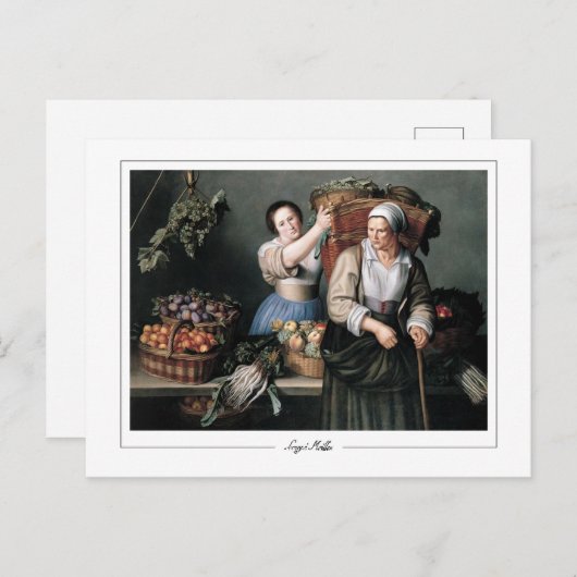 Louise Moillon #6 - Fine Art Briefkaart (Voorkant / Achterkant)