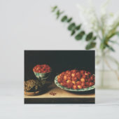 Louise Moillon Cherries Strawberries Gooseberries Briefkaart (Staand voorkant)