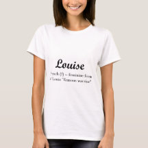 Louise-naam, oorsprong t-shirt