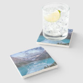 Louise Series 02 Marmer Onderzetter (Zijkant)