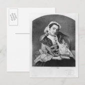Louise Tardieu d'Escalevelles Briefkaart (Voorkant / Achterkant)