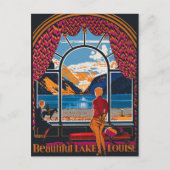 Louise, uitzicht uit het raam, Canada Briefkaart (Voorkant)