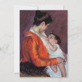 Louise Verpleegster Haar kind | Mary Cassatt (Voorkant)