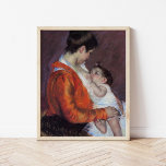 Louise Verpleegster Haar kind | Mary Cassatt Poster<br><div class="desc">Louise Nursing Her Child (1898) van de Amerikaanse impressionist Mary Cassatt. De pasteltekening toont een portret van een moeder die haar jonge kind verzorgt,  een gemeenschappelijk thema in Cassatt's werk. Gebruik de ontwerphulpmiddelen om douanetekst toe te voegen of het afbeelding te personaliseren.</div>