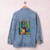 LouiseGraphicDenimJasVoorAlsJeHetEvenGehadHeeft Denim Jacket (Hangar)