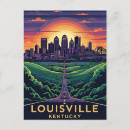 Louiseville Kentucky Travel Briefkaart