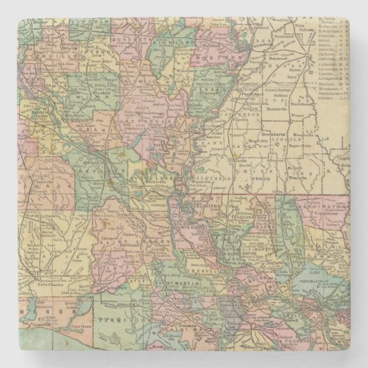 Louisiana 10 stenen onderzetter (Voorkant)