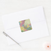 Louisiana 10 vierkante sticker (Envelop)