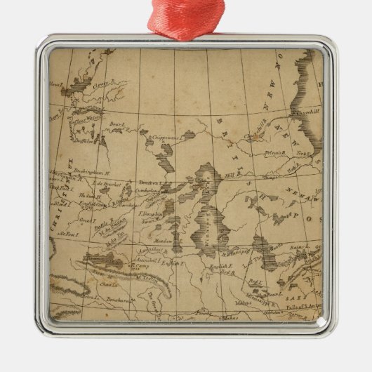 Louisiana 12 metalen ornament (Voorkant)