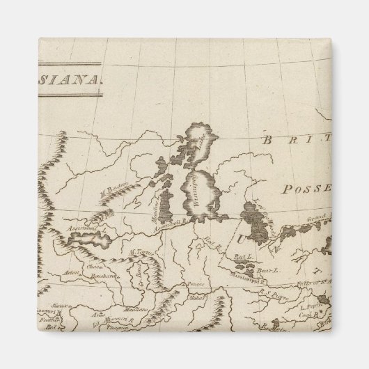 Louisiana 4 magneet (Voorkant)