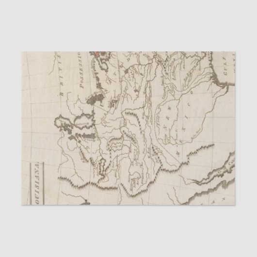 Louisiana 4 tissuepapier (Voorkant)