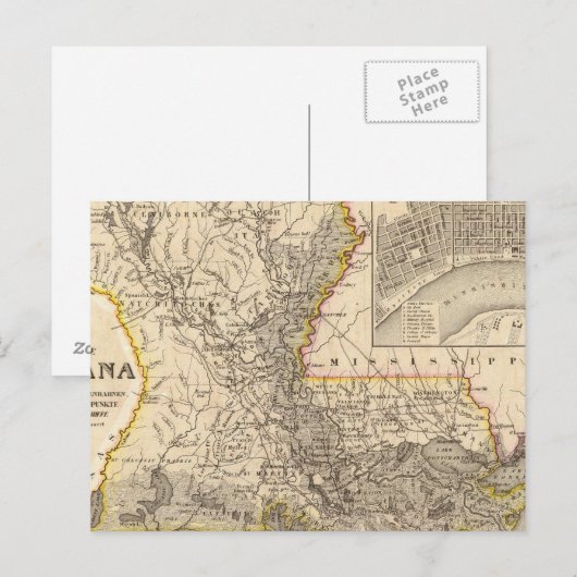 Louisiana 5 briefkaart (Voorkant / Achterkant)