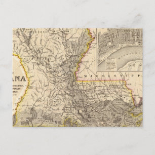 Louisiana 5 briefkaart