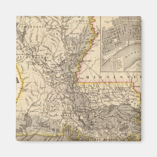 Louisiana 5 magneet (Voorkant)