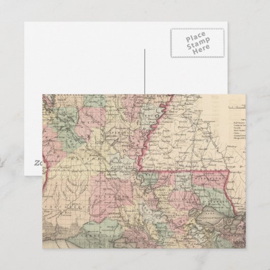 Louisiana 6 briefkaart (Voorkant / Achterkant)