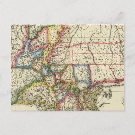 Louisiana 7 briefkaart (Voorkant)