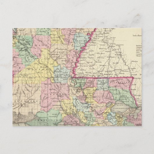 Louisiana 8 briefkaart (Voorkant)