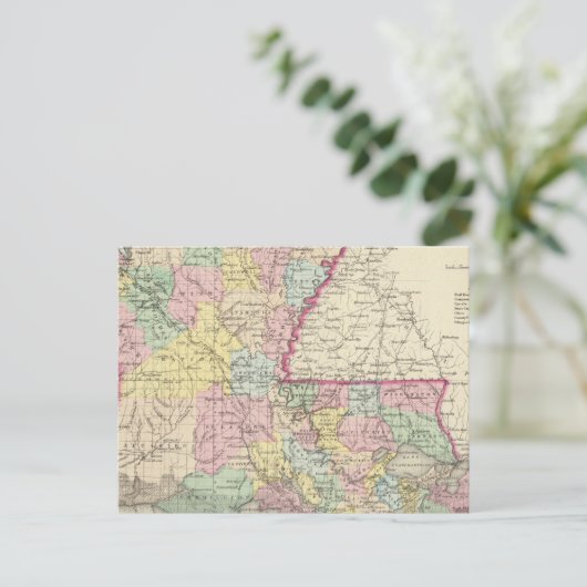 Louisiana 8 briefkaart (Staand voorkant)