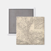 Louisiana 9 magneet (Voorkant / Achterkant)