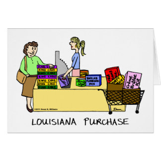 Louisiana Aankoop Cartoon Kaart