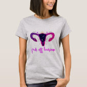 Louisiana Abortion Ban Celestial Uterus Protest T-shirt (Voorkant)
