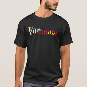 Louisiana Acadian Flag Fontenot Cajun Pride T-shirt