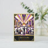 Louisiana | Art. Deco Briefkaart (Staand voorkant)