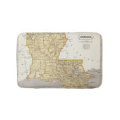 Louisiana Atlas Map Badmat (Voorkant)
