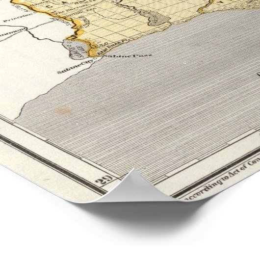 Louisiana Atlas Map Poster (Hoek)