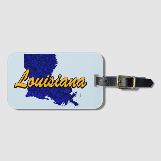 Louisiana Bagagelabel (Voorkant (horizontaal))