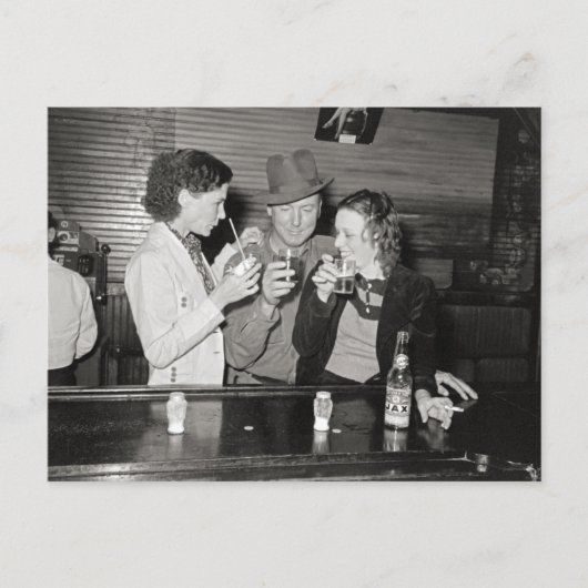 Louisiana Bar, 1938 Briefkaart (Voorkant)