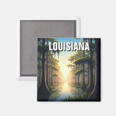 Louisiana Barataria Preserve Magneet (Voorkant / Achterkant)
