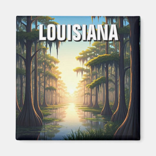 Louisiana Barataria Preserve Magneet (Voorkant)