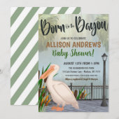 Louisiana Bayou Baby shower Invitation Kaart (Voorkant / Achterkant)