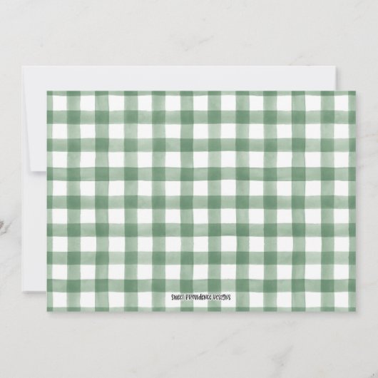 Louisiana Bayou Baby shower Invitation Kaart (Achterkant)