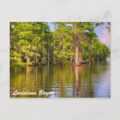 Louisiana Bayou Briefkaart (Voorkant)