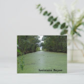 Louisiana Bayou Briefkaart (Staand voorkant)