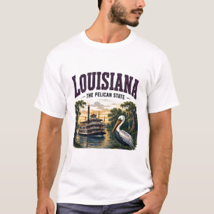 Louisiana Bayou Erfgoedavontuur T-shirt