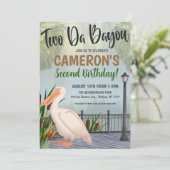 Louisiana Bayou Uitnodiging voor verjaardag (Staand voorkant)