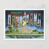 Louisiana Big Letters Briefkaart (Voorkant)