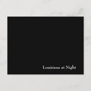 Louisiana bij nacht briefkaart