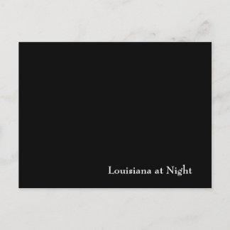 Louisiana bij nacht briefkaart
