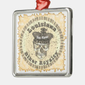 Louisiana  Biker Metalen Ornament (Links)